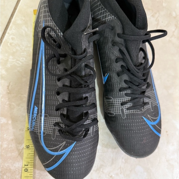 Nike Mercurial Men\'s Black and Blue Soccer Shoes main image 9